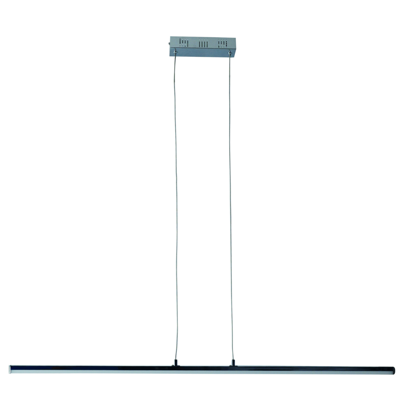LED-Pendelleuchte BEAM - stahl-blank - 100 cm