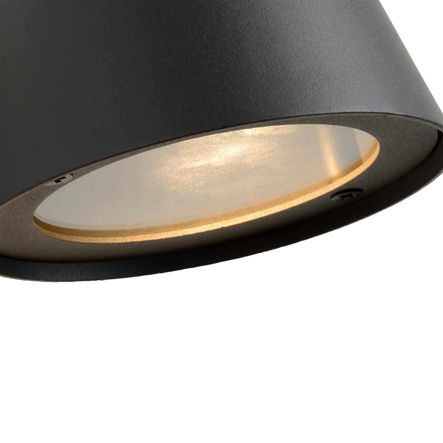 Lucide DINGO-LED Wandlamp - Antraciet