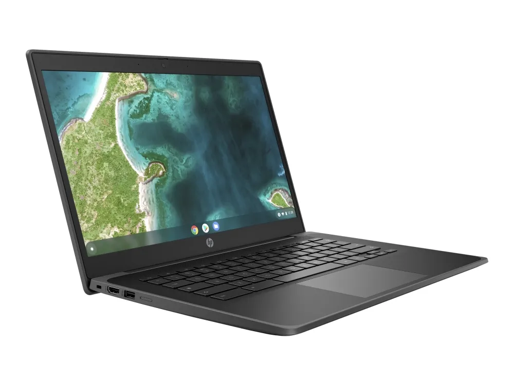 HP Fortis 14 G10 Chromebook - 180° hængselsdesign - Intel Celeron - N4500 / op til 2.8 GHz - Chrome OS - UHD Graphics - 4 GB RAM - 32 GB eMMC - 14