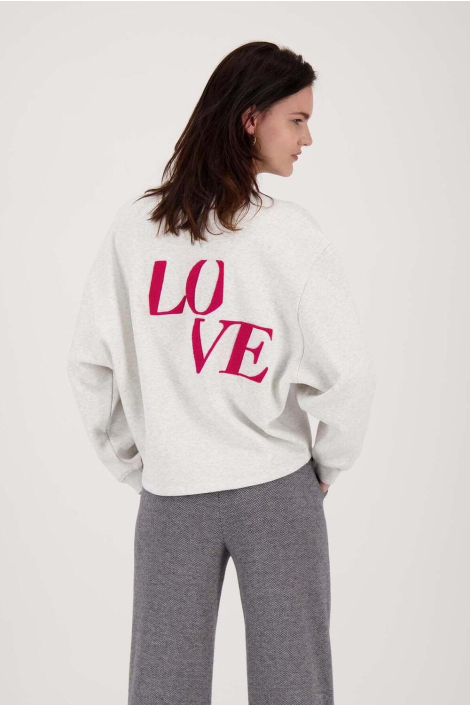 Zusss grijze dames sweater
