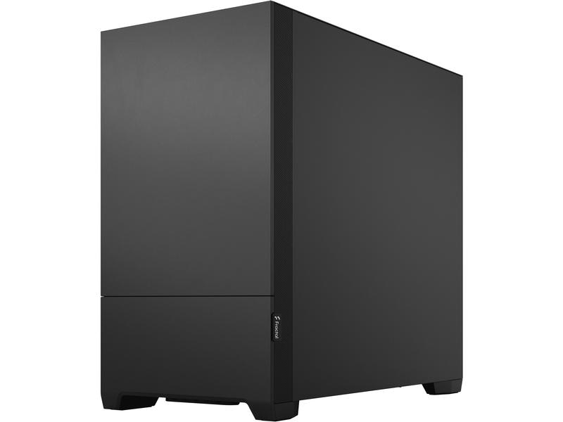 Fractal Design PC-Gehäuse Pop Mini Silent Solid Schwarz Mini-Tower mit drei vorinstallierten 120-mm-Lüftern