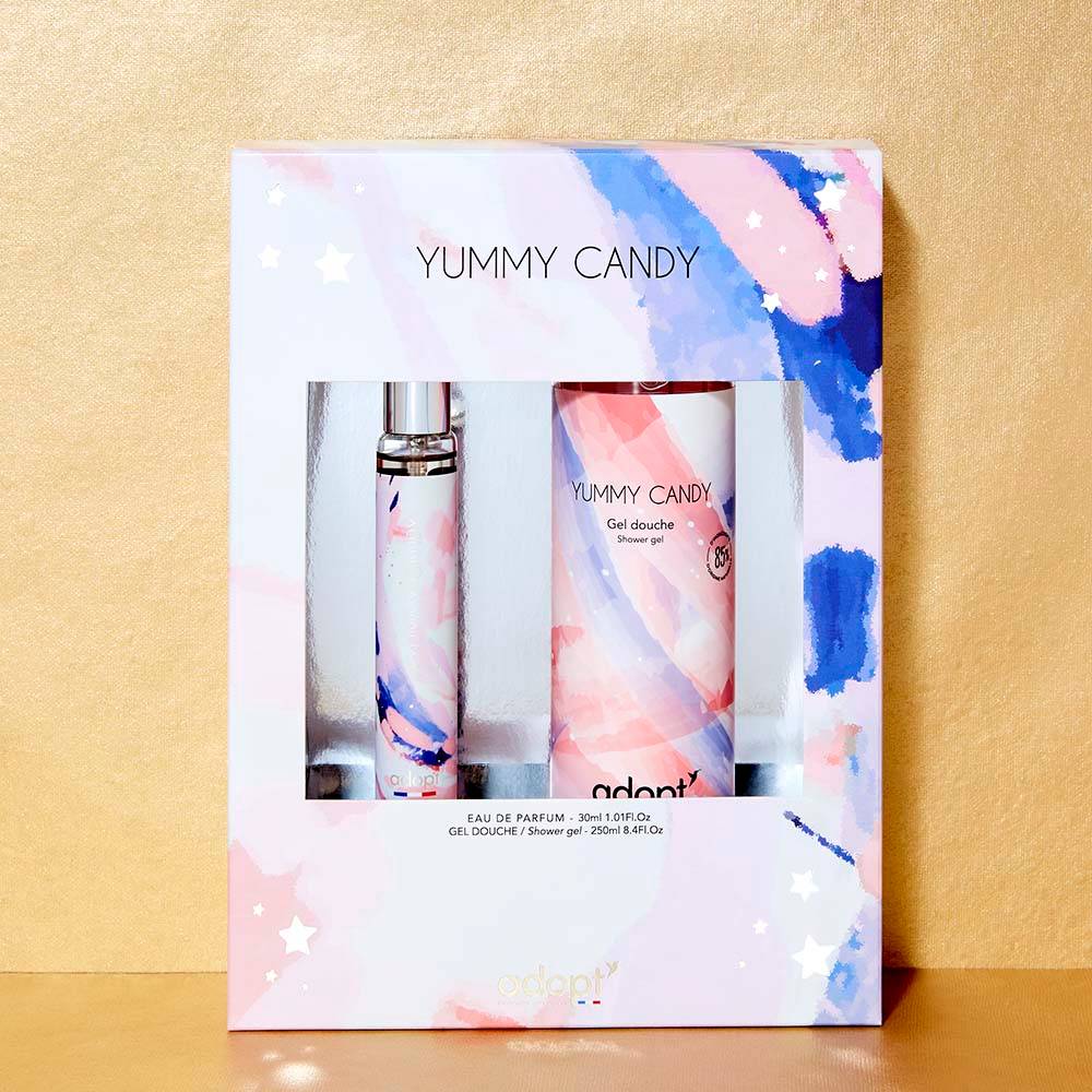 Yummy candy Coffret eau de parfum 30 ml + gel douche