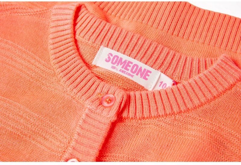 Someone meisjes vest - Koraal