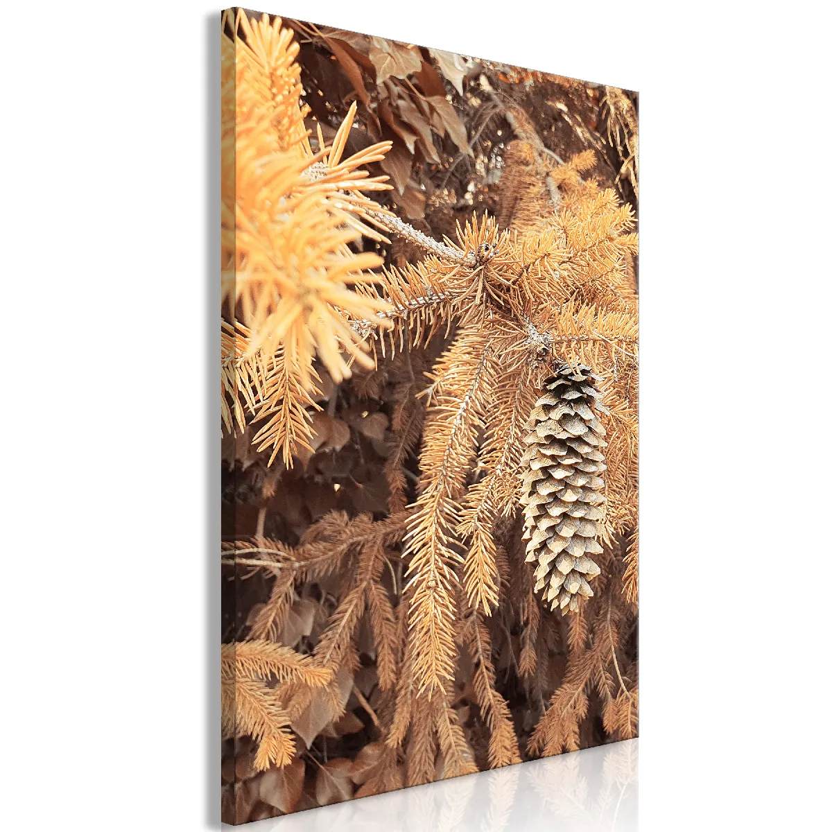 Decoshop26 Cône Doré - 40x60