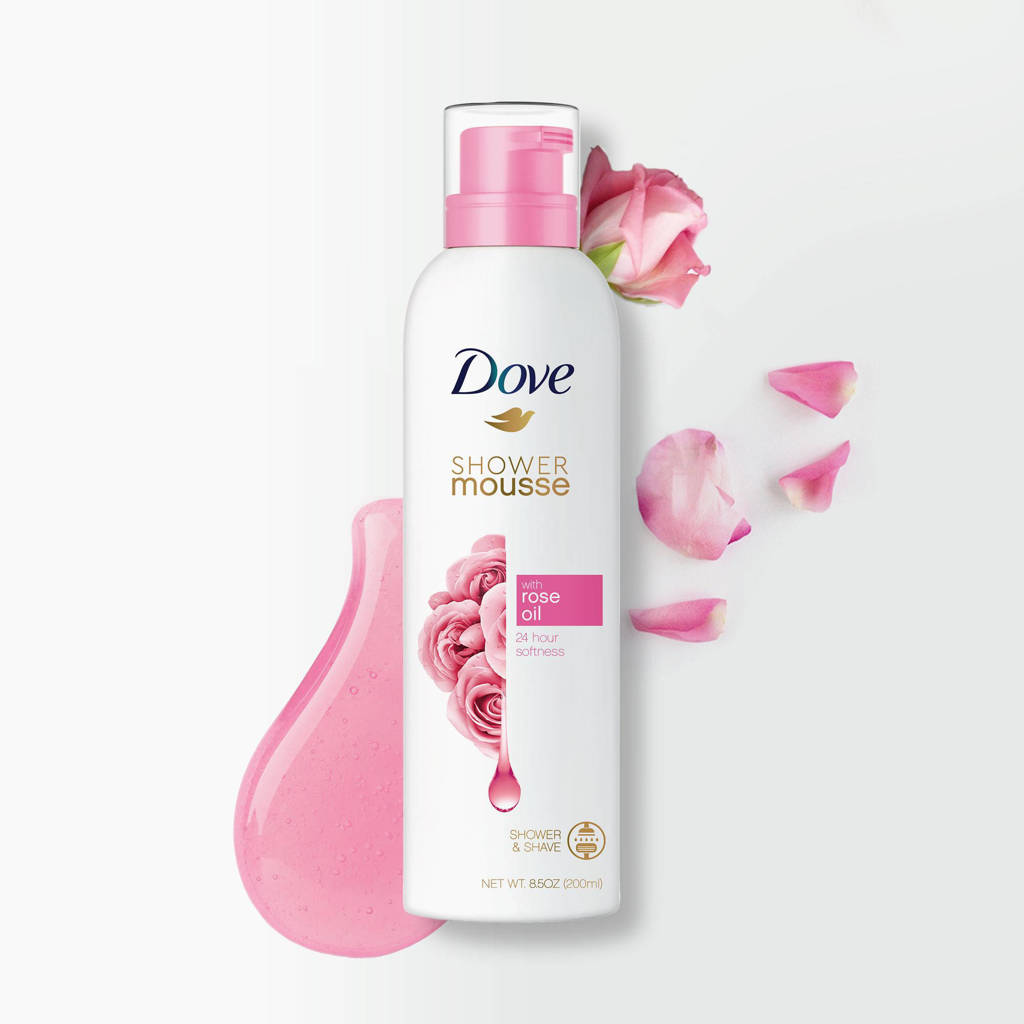 Zachte huid & luxe gevoelRose Oil doucheschuim - 6 x 200 ml