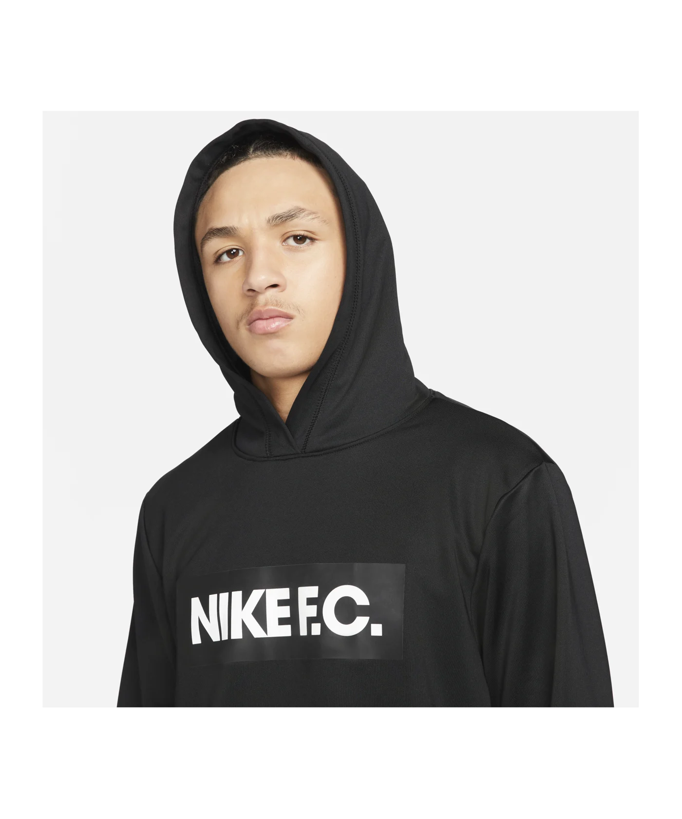 Nike F.C. Fleece Hoody Schwarz F010