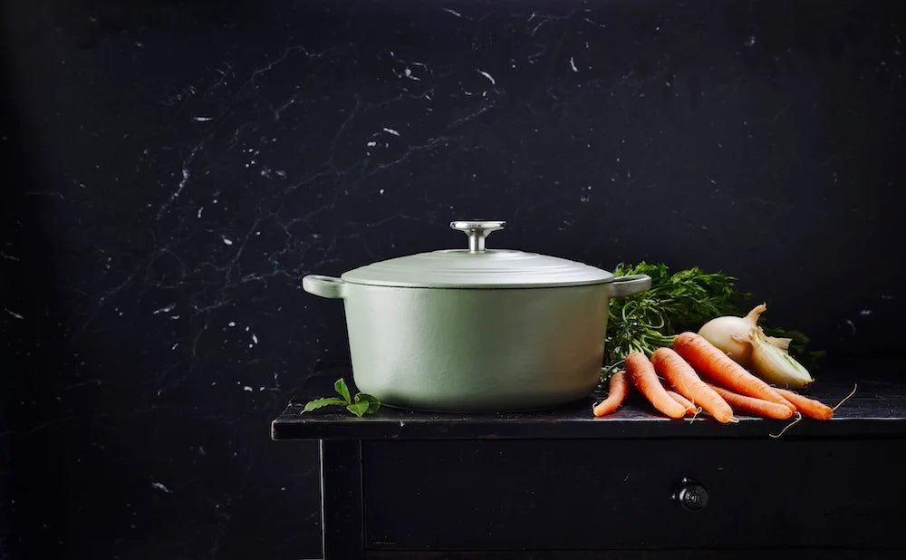 BK Bourgogne Braadpan Gietijzer - Olive Green