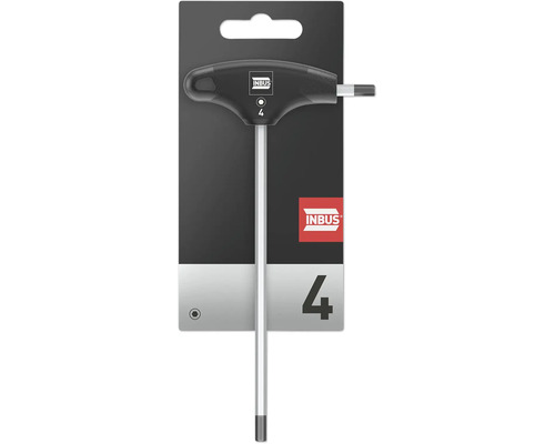 INBUS® 70075 T-greep schroevendraaier 4mm, met HybridTouch