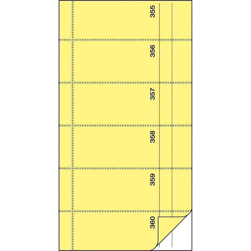 Bloc de bons 'Carnet de bons', 105 x 200 mm, AC