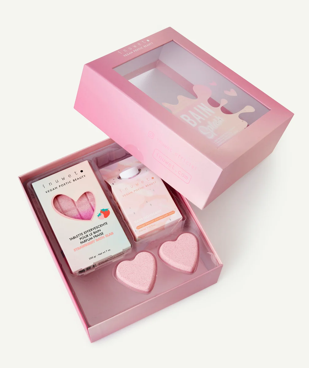 INUWETCOFFRET SPLASH BAIN FRAISE