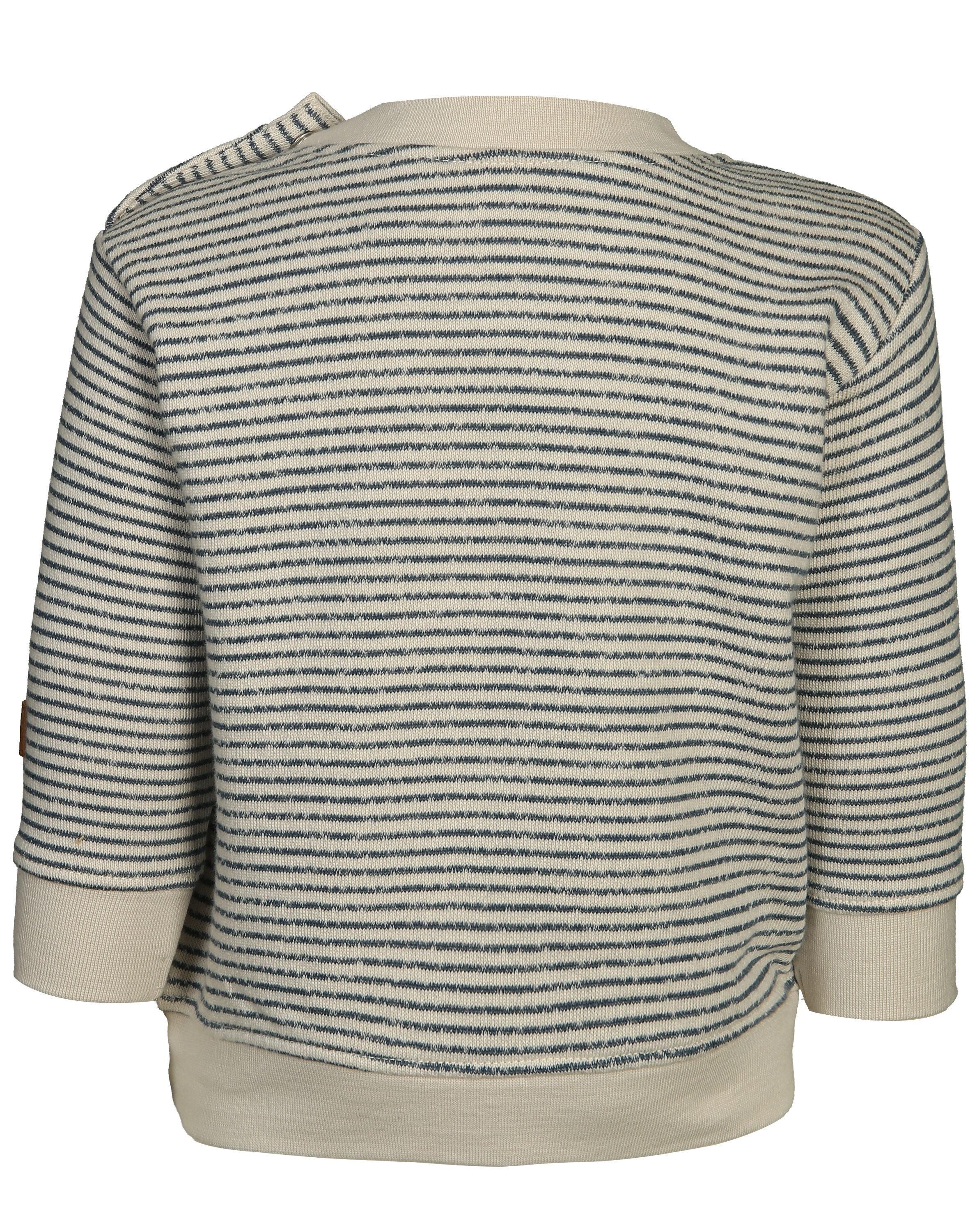 Sweatshirt SEJER geringelt in white sand