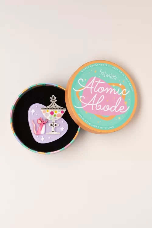 Erstwilder Shirley the Sweetest Mouse broche