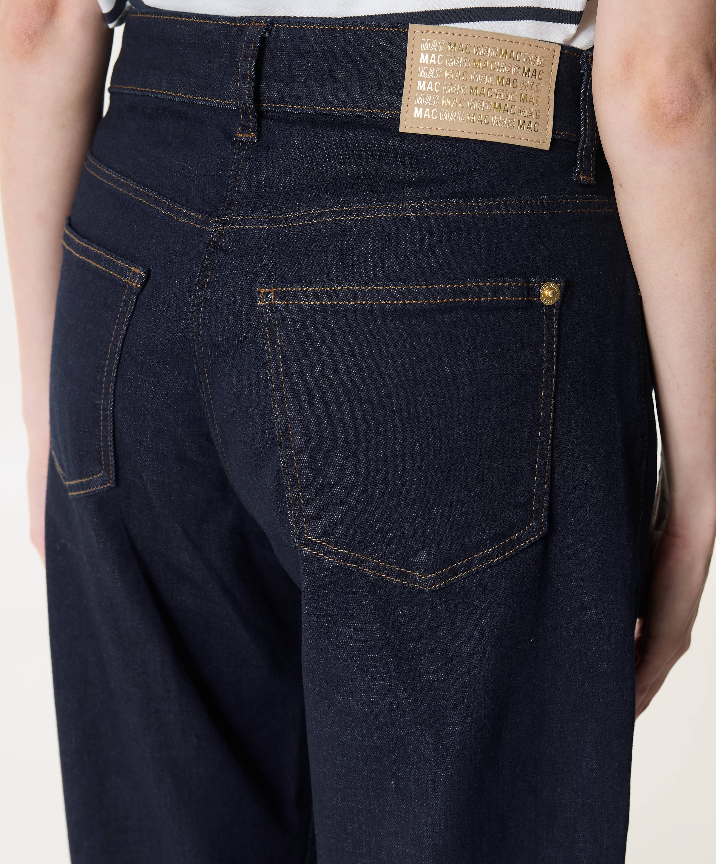 MAC DANNI dames jeans blauw