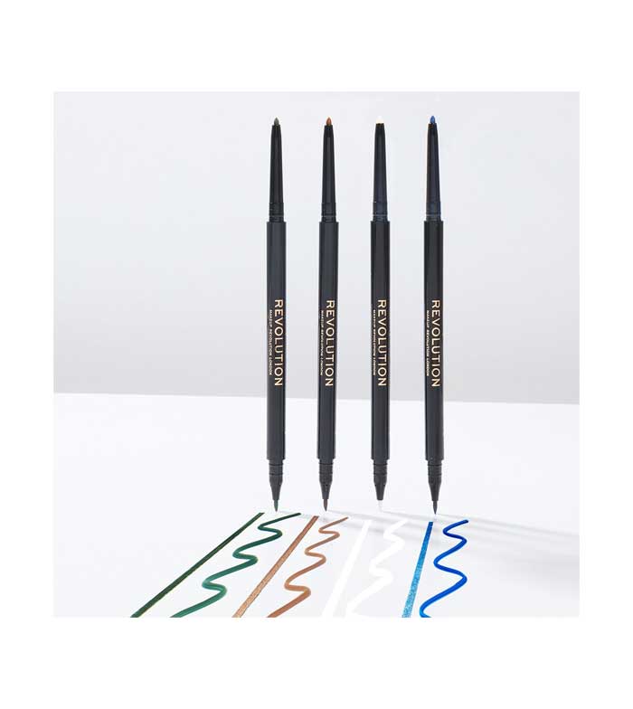 Revolution - Delineador Felt & Kohl Precision Dual Liner - White