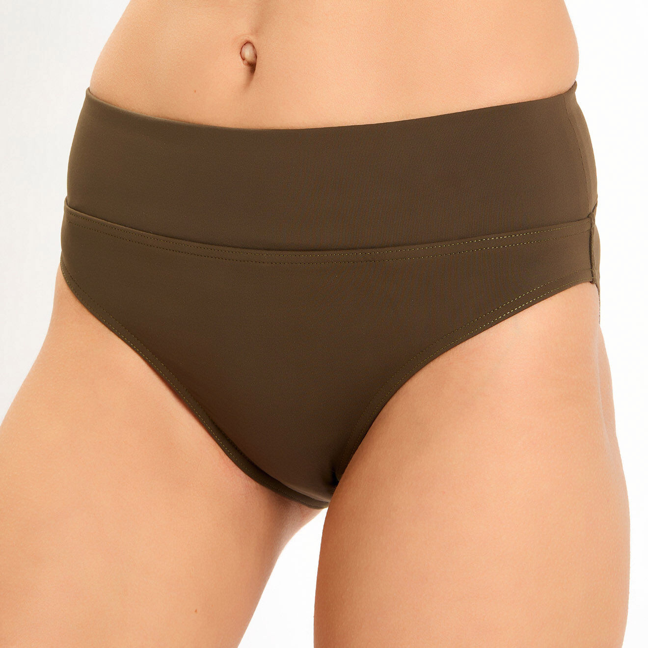 Iodus Bas de maillot de bain culotte Essentiels kaki