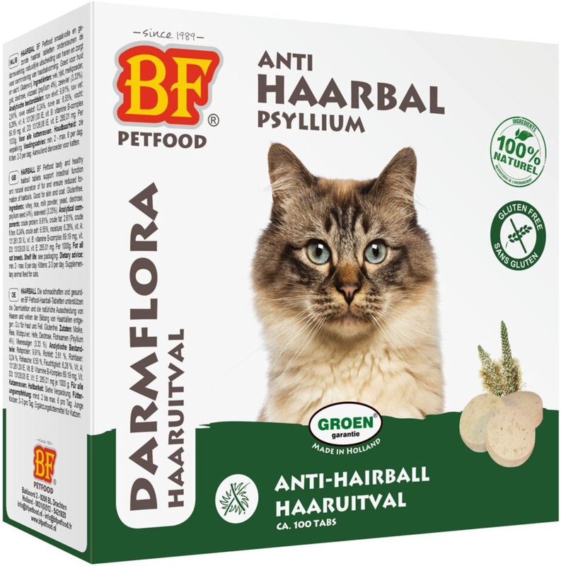 BIOFOOD KATTENSNOEPJE MET KATTENGRAS/KRUIDEN/ZEEWIER 100 ST