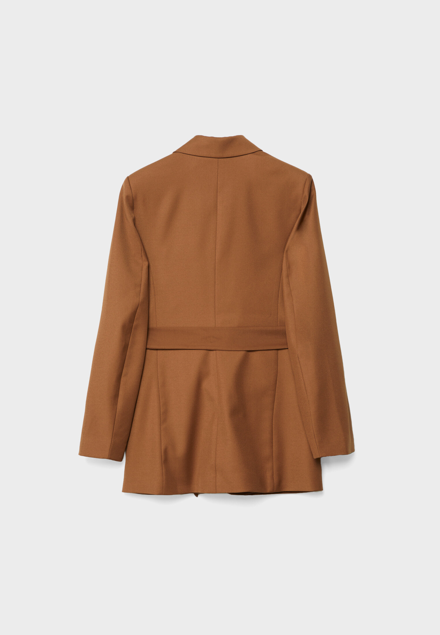 Blazer comprido com cinto