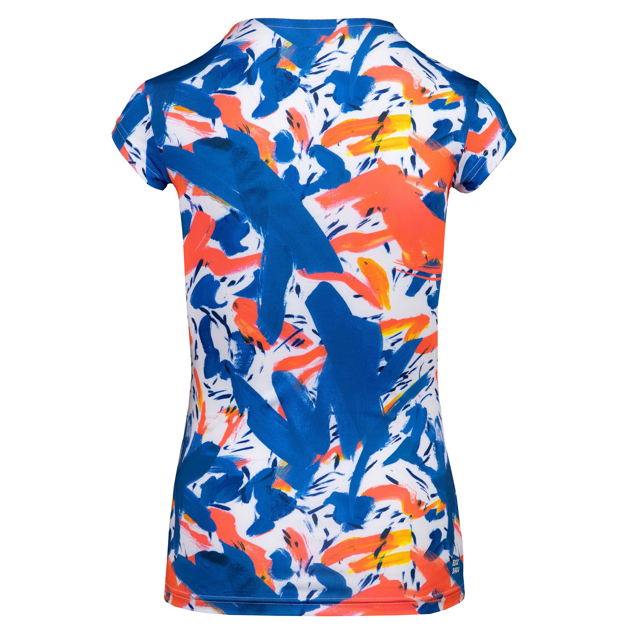 BIDI BADU Bella 2.0 Tech V-Neck T-shirt Femmes - Bleu Foncé , Multicouleur