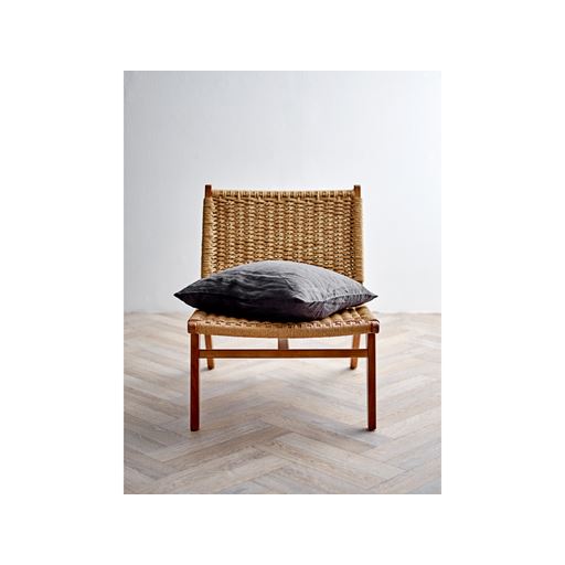Södahl Linen Pude, Ash, 50x50 cm