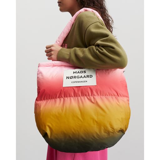 Mads Nørgaard Pillow Shopper, Gradient Pink AOP