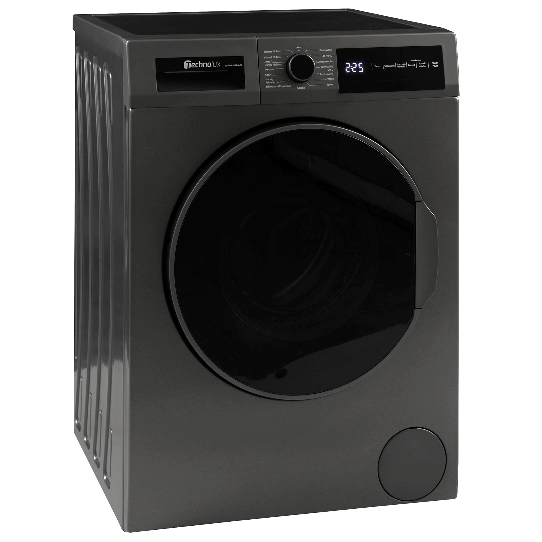 TECHNOLUX Waschmaschine TL-WM-1459-A-DI - Dark Inox - 9 kg - A