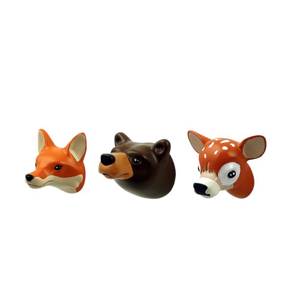 Zoo Forest Muurhaak – 3 Stuks