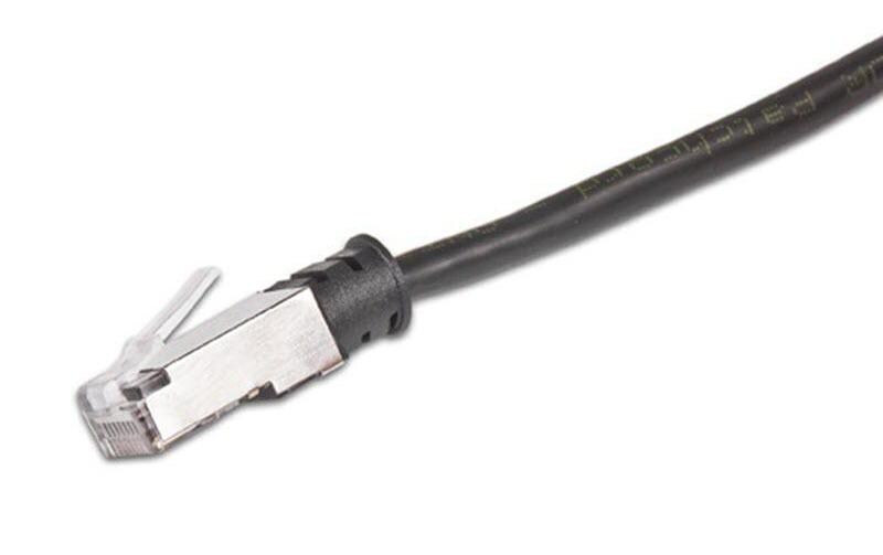 Patchkabel RJ-45 - RJ-45, Cat 5e, F/UTP, 1 m, SchwarzCat.5e-Patchkabel, 1 m