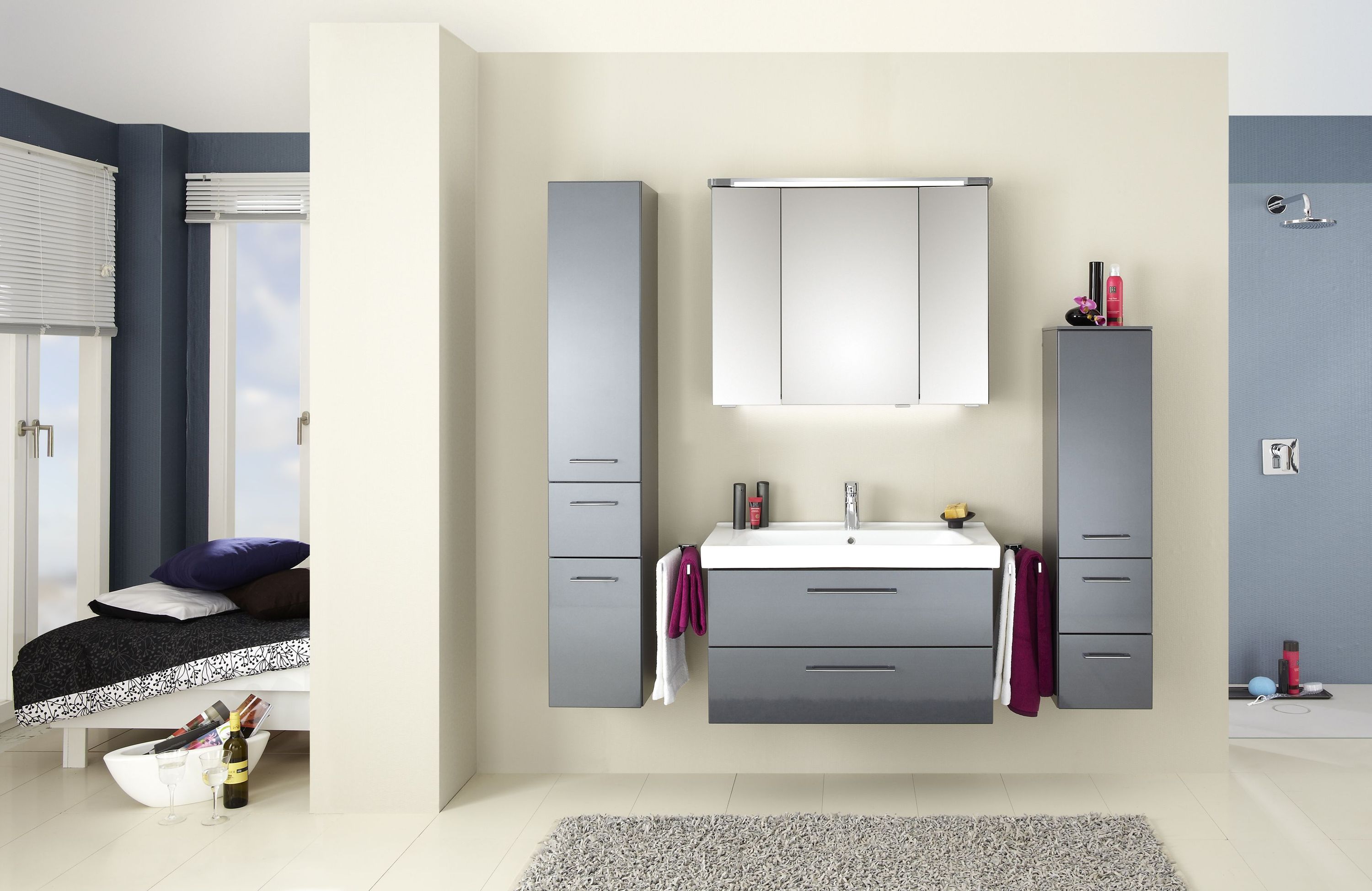 Hochschrank Aquarell PRAG