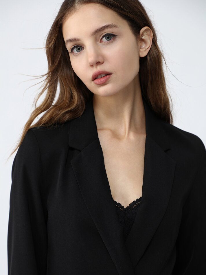 Blazer básico - Preto