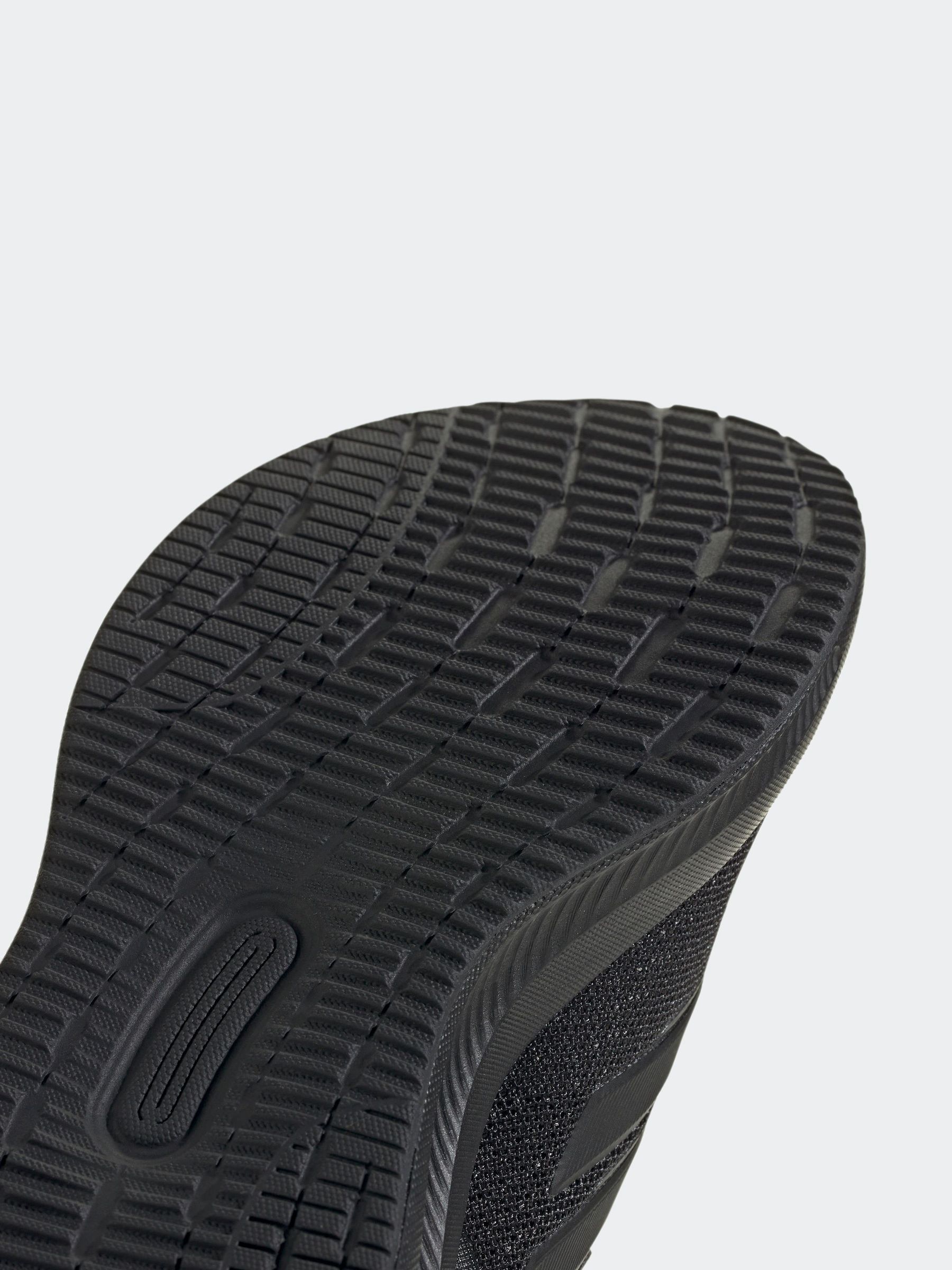 Zwart - adidas Runfalcon 5 kindersneakers met elastische veters