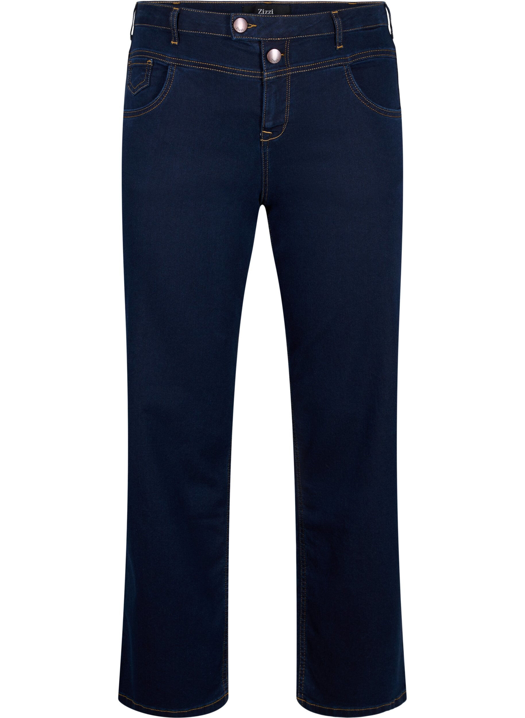 Regular fit Gemma jeans med høj talje