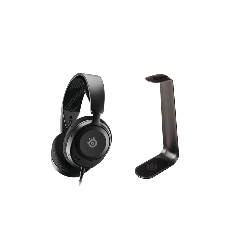 Steelseries - Arctis Nova 1 +HS1 Aluminum Headset Stand- Bundle