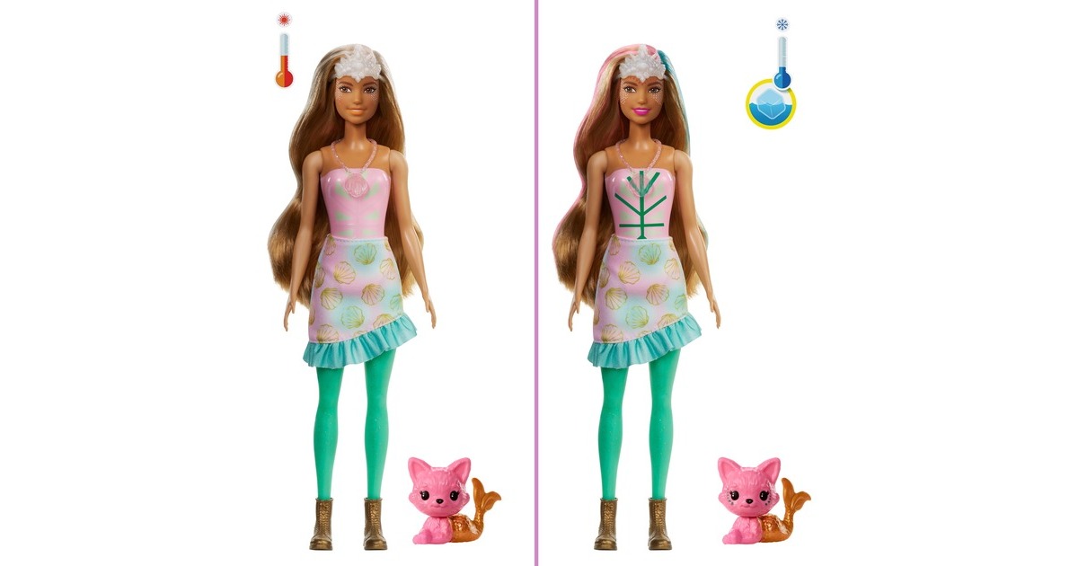 BarbieColor Reveal - Fantasy Fashion Zeemeermin Pop