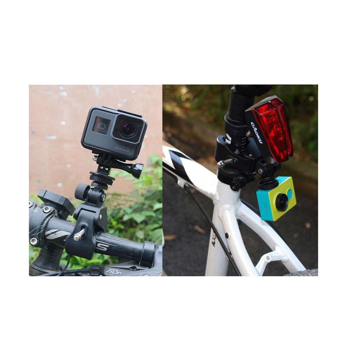 GoPro-feste til sykkel / motorsykkel, roterbart