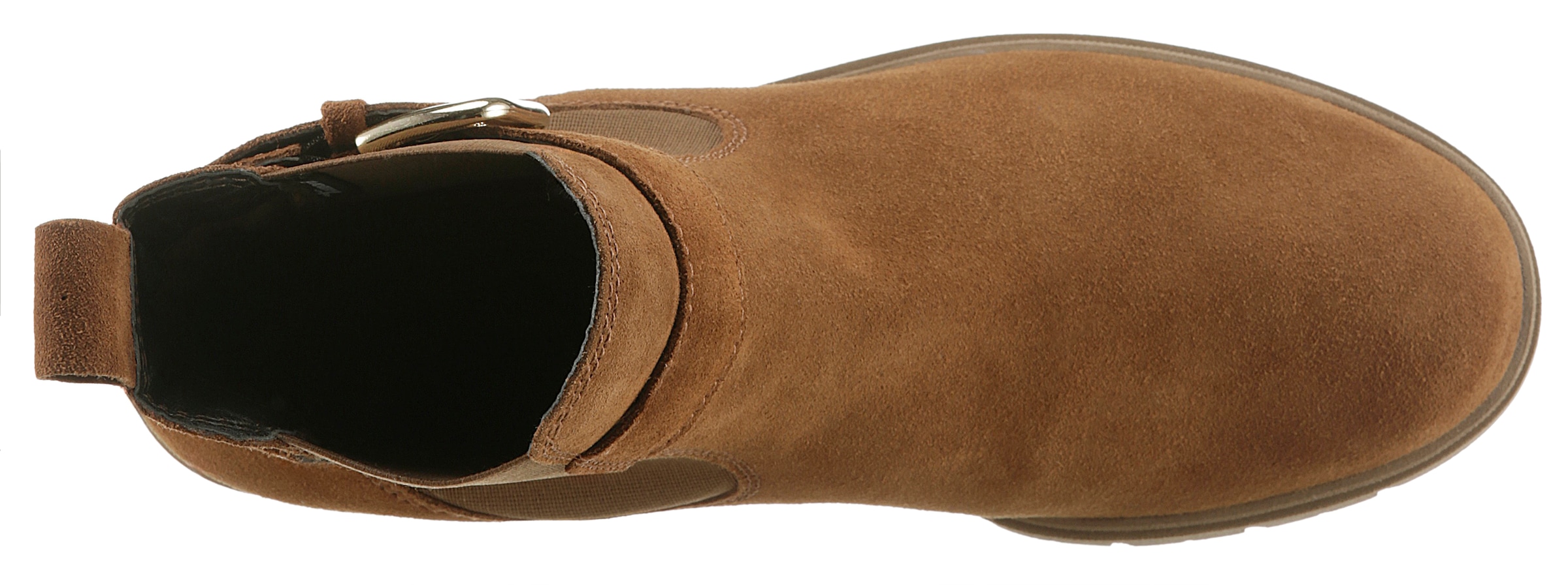 Tamaris Chelseaboots  , Blockabsatz, Businessmode, Stiefelette mit Zierschnalle