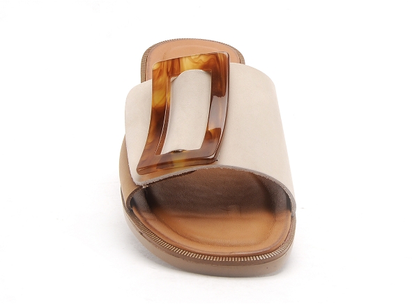Wikers mules et sabots plats femme h34513 marron