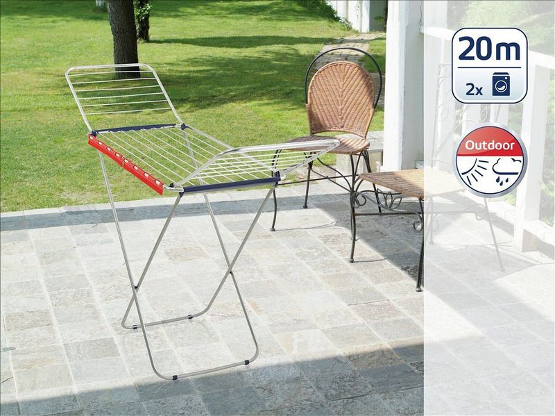 Leifheit - Classic Siena 200 Easy - Droogrek - Aluminium - 20 m Drooglengte
