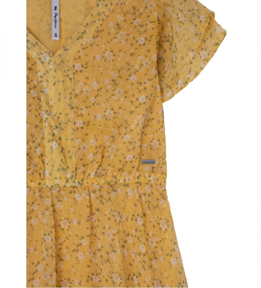 Vestido amarelo Holly da Pepe Jeans