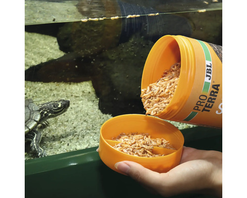 JBL PROTERRA GAMMARUS Water Turtle Snack - Snack voor alle waterschildpadden, 250 ml