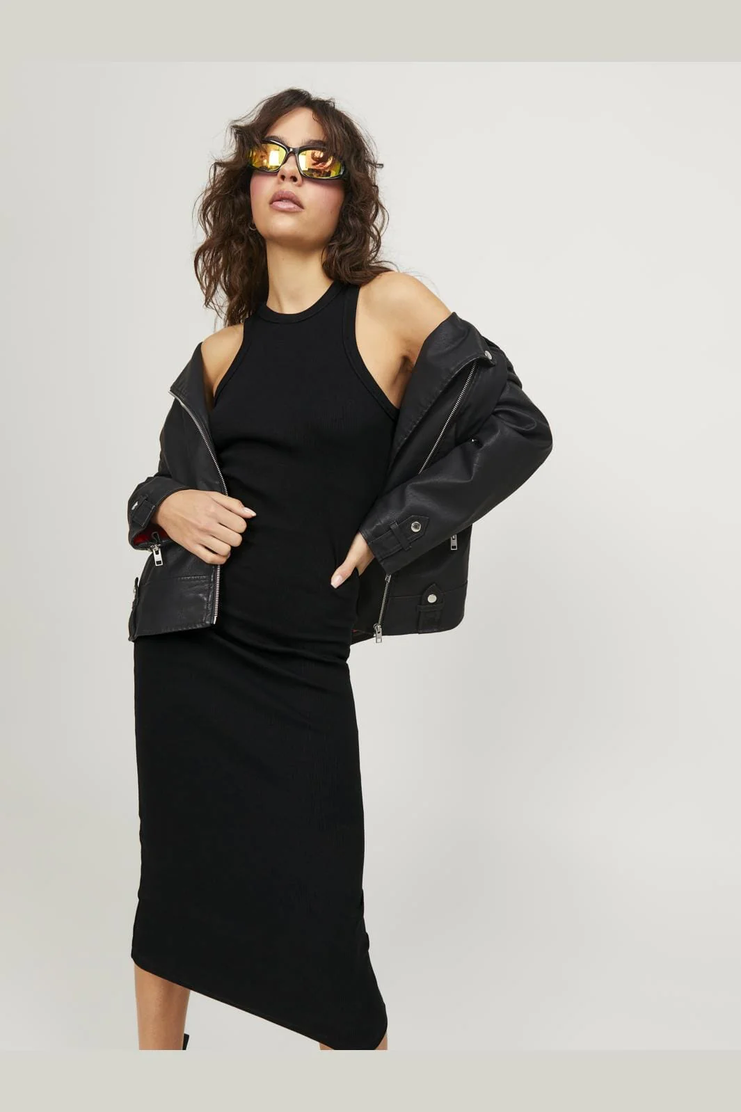 Jjxx Jxforest Str Sl Rib Dress 4095224 black