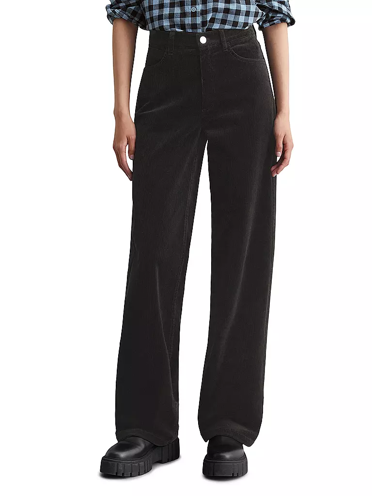 MARC O' POLO DENIM Jeans Wide Leg TOMMA schwarz