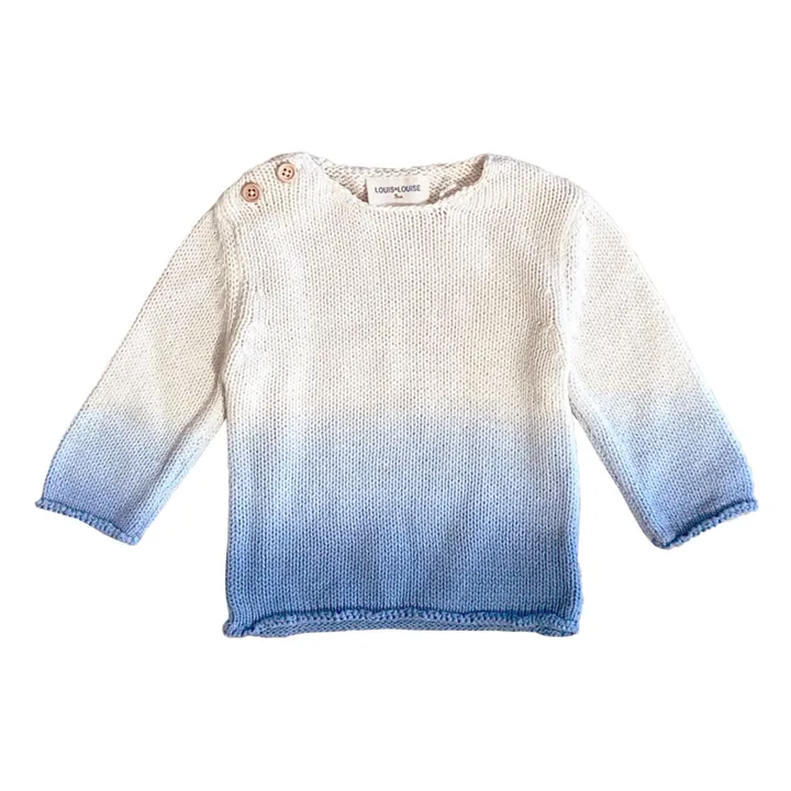 Louis Louise Pull Bobby Tie and Dye Bébé | Bleu