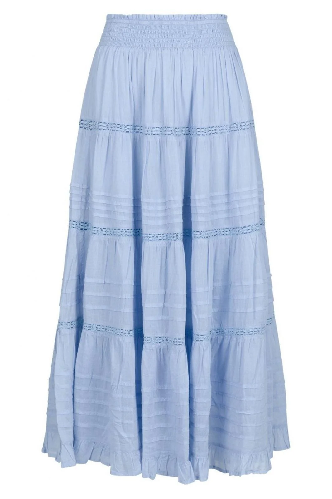 Neo Noir Felicia S Voile Skirt light blue