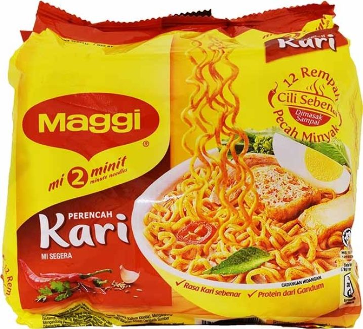 Maggi Instant Noedels Kerrie Smaak 5x79g
