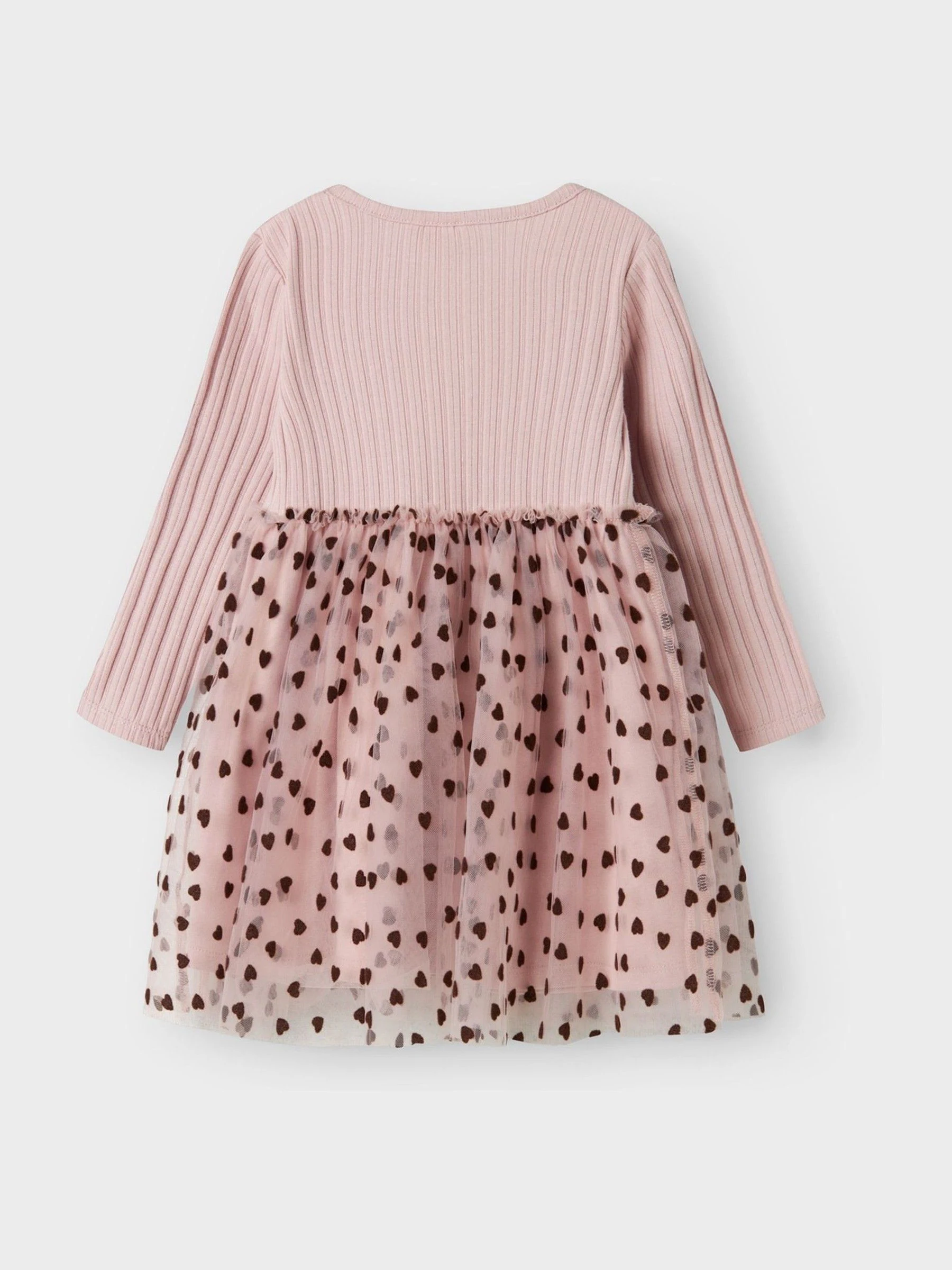 Name It Heart Printed Tulle Dress