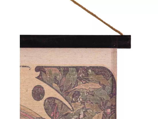Toile sur parchemin 55x95x1,7 cm