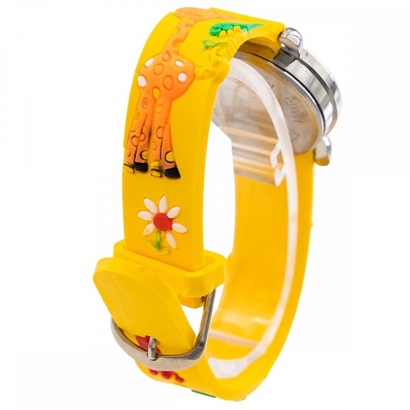 Montre Unisexe CHTIME bracelet Silicone Jaune
