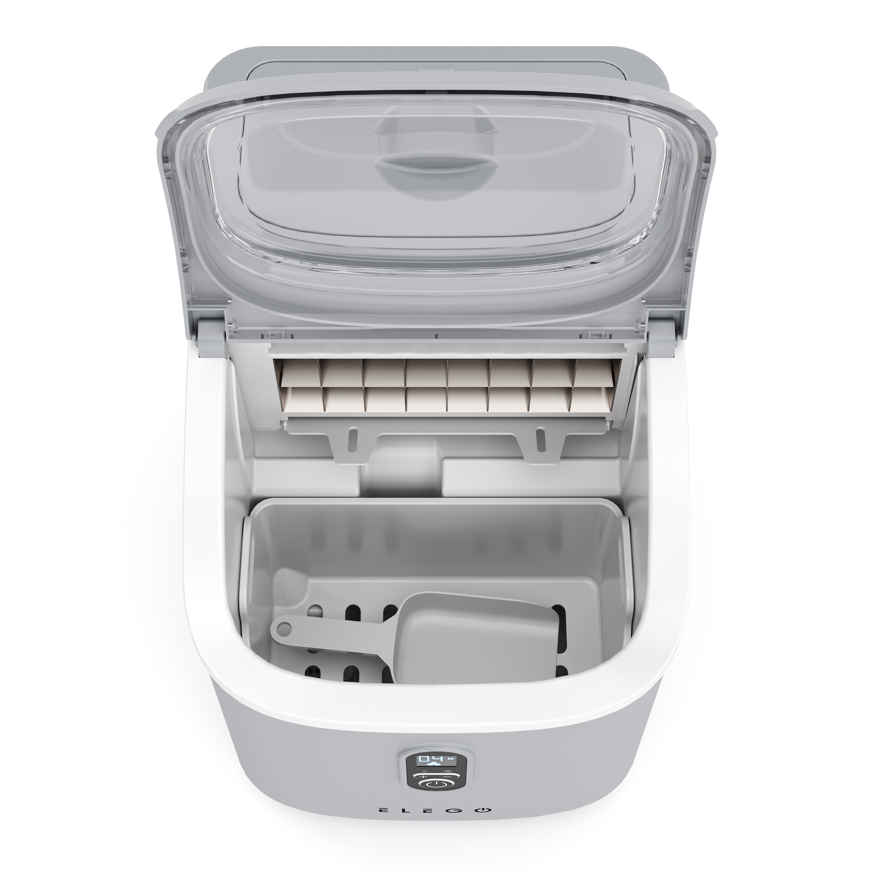 Eiswürfelmaschine KRIGA grau 2L - 15 kg / 24 h