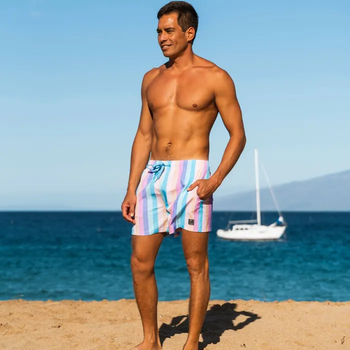 Son Of A Beach Stripes Zwemshort Heren