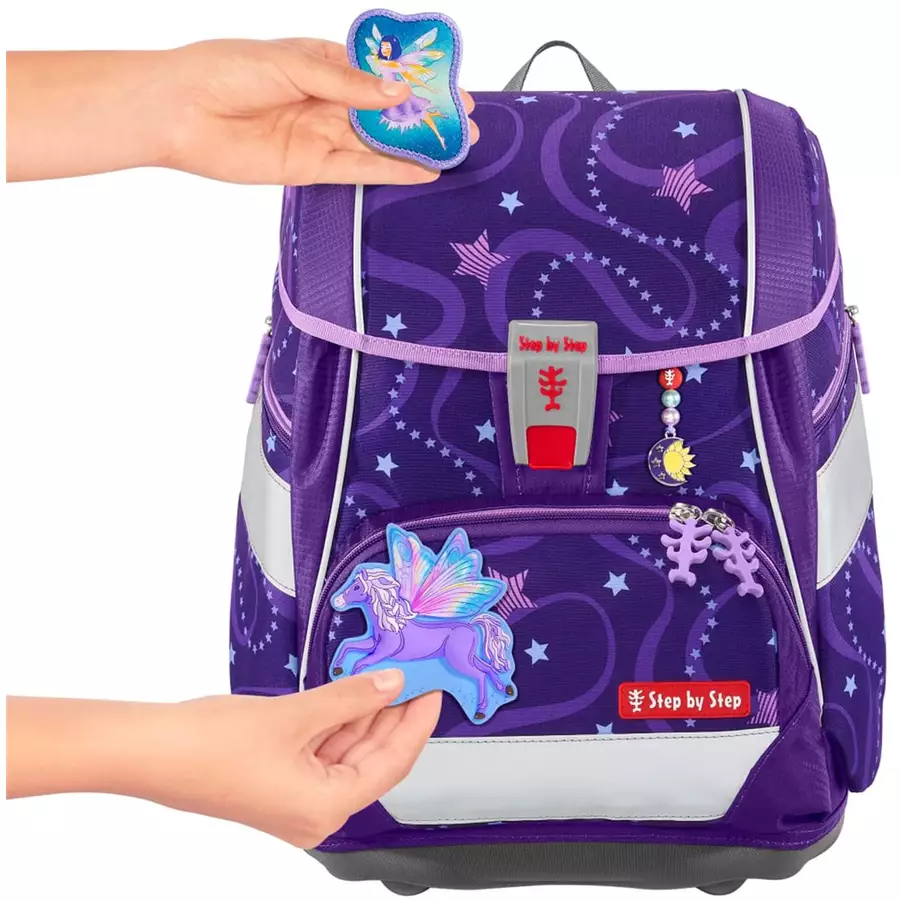 Step by 2in1 Plus - Schulranzen Set 6tlg. Pegasus Emily
